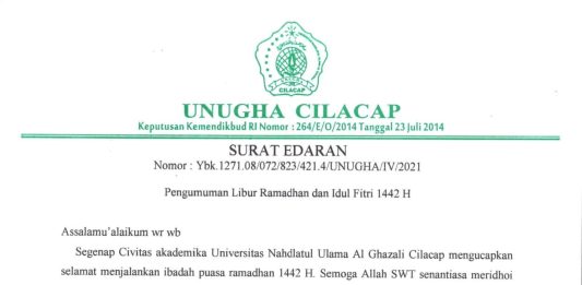 PENGUMUMAN LIBUR RAMADHAN 2021
