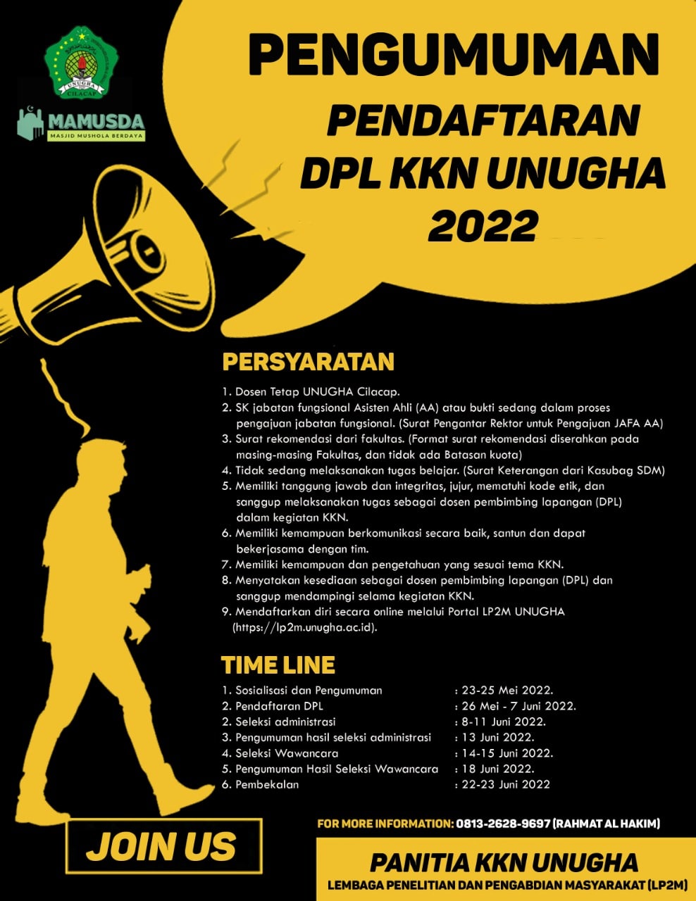 Pendaftaran DPL KKN Tahun 2022
