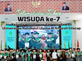 Universitas Nahdlatul Ulama Al Ghazali Cilacap Menggelar Wisuda Sarjana ke-7 Wisuda ke-7-2024