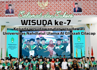 Universitas Nahdlatul Ulama Al Ghazali Cilacap Menggelar Wisuda Sarjana ke-7 Wisuda ke-7-2024