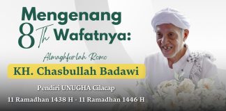 Tahlil dan Doa Bersama Mengenang 8 Tahun Wafatnya Almaghfurlah Romo KH. Chasbullah Badawi Pendiri UNUGHA Cilacap haul-kh-khasbullah-badawi2025