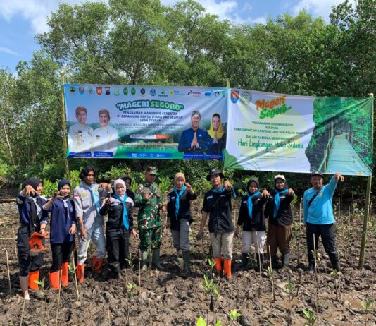 Kolaborasi Hijau: KMPA IGHOPALA Dukung Penanaman Mangrove Bersama Gubernur Jateng di Segara Anakan