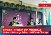Dari Teori ke Praktik: Mahasiswa Hukum Keluarga Islam UNUGHA Gelar Simulasi Peradilan Semu