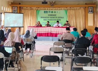 Antusiasme mahasiswa dan dosen pada sosialisasi s2 pai unugha di forum LPTNU Cilacap