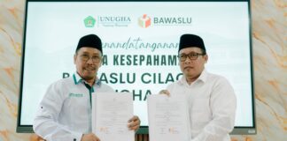 UNUGHA Cilacap dan Bawaslu Kab Cilacap Jalin Sinergi: Wujudkan Pemilu Berintegritas Melalui Penandatanganan MoU