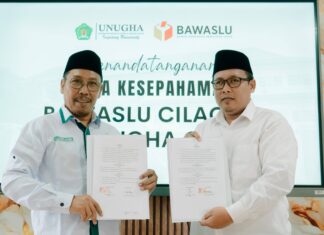 UNUGHA Cilacap dan Bawaslu Kab Cilacap Jalin Sinergi: Wujudkan Pemilu Berintegritas Melalui Penandatanganan MoU