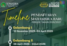 TIMELINE PENDAFTARAN MAHASISWA BARU PERIODE TAHUN 2026/2027