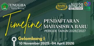 TIMELINE PENDAFTARAN MAHASISWA BARU PERIODE TAHUN 2026/2027