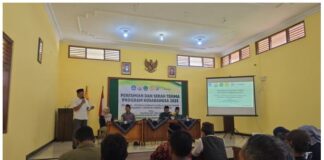 “Rektor UNUGHA CILACAP Bersama Ketua BPP UNUGHA Cilacap Meresmikan Program Kosabangsa Tahun 2025 Kolaborasi UNUGHA – UNSOED di Desa Karangduren Kabupaten Banyumas”