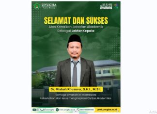 Raih Jabatan Lektor Kepala, Dr. Misbah Khusurur Perkuat Kiprah Akademik di UNUGHA Cilacap