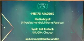 Mahasiswi UNUGHA Cilacap Raih Penghargaan Prestasi Akademik pada Ajang Anugerah LPTNU 2026