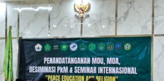 Perkuat Jejaring Dunia, UNUGHA Cilacap Sukses Gelar Diseminasi PkM dan Seminar Internasional “Peace Education and Religion”