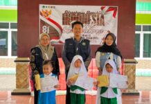 Semarak HUT RI ke-81, Mahasiswa KKN UNUGHA Cilacap Gelar Lomba Keagamaan di Desa Salebu-Cilacap