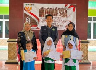 Semarak HUT RI ke-81, Mahasiswa KKN UNUGHA Cilacap Gelar Lomba Keagamaan di Desa Salebu-Cilacap