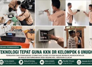UNUGHA Cilacap : Otomatisasi Sound System Masjid Berbasis Mikrokontroler di Masjid Baiturrohman Desa Keleng