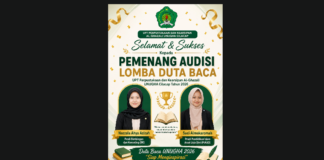 Nazzala Ahya Azizah dan Suci Almukaromah Terpilih sebagai Duta Baca UNUGHA 2026