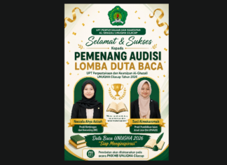 Nazzala Ahya Azizah dan Suci Almukaromah Terpilih sebagai Duta Baca UNUGHA 2026